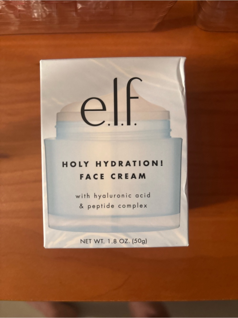 e.l.f. Holy Hydration! Face Cream — Light Blue Jar
